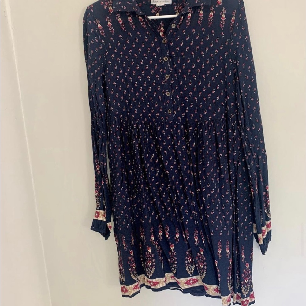 Floral tunic/mini dress